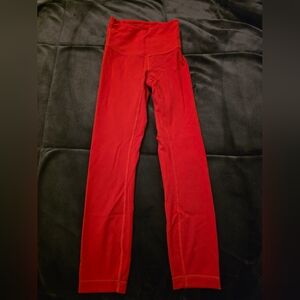 lululemon athletica Red Leggings